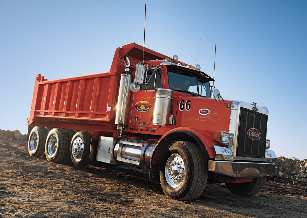 Dump Truck - Hauling Waste to be Recycled for LEED Dump Truck - Hauling Waste to be Recycled for LEED